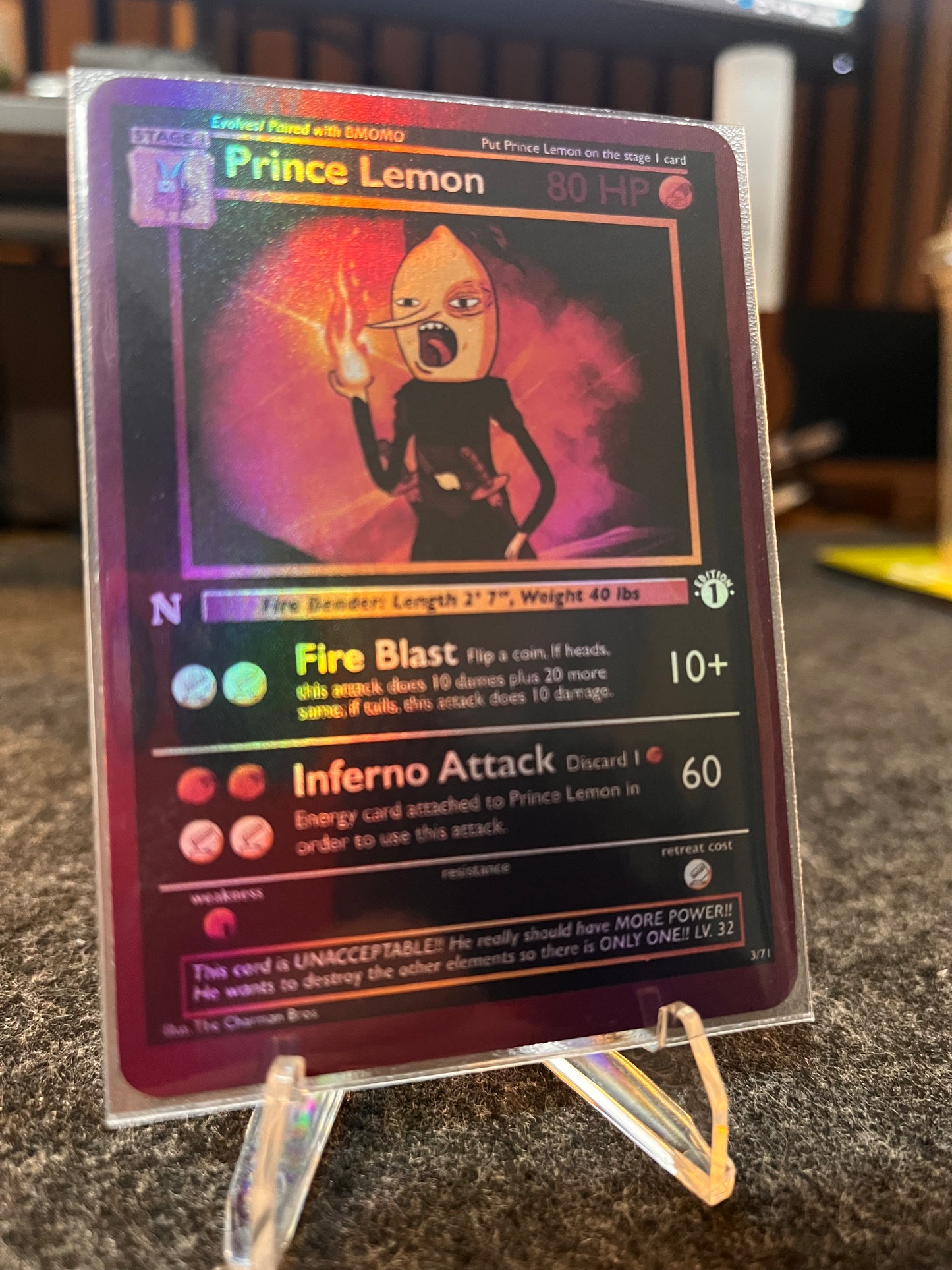 The last Adventure 1/1 Rainbow Holo