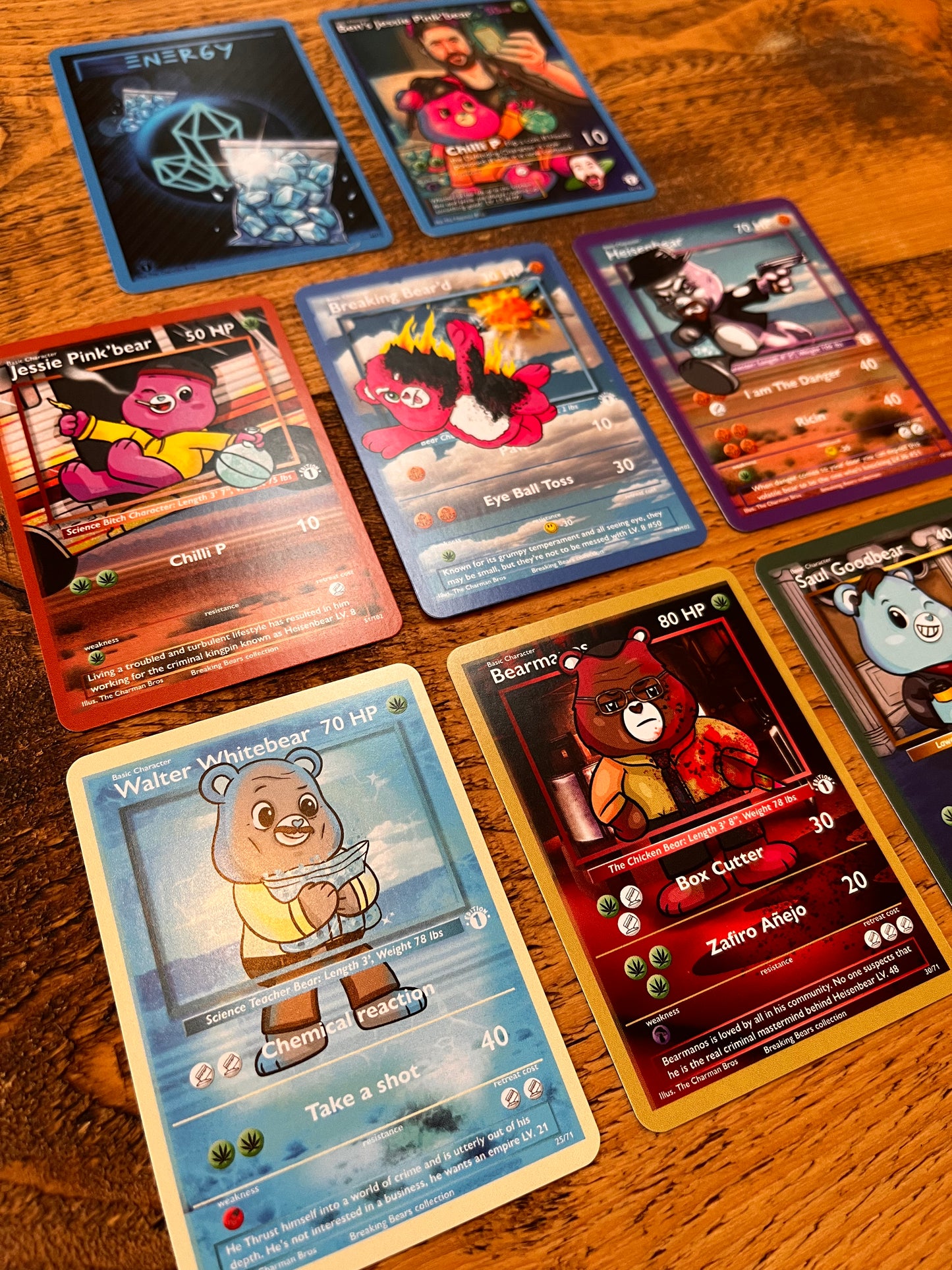 8 Breaking Bear Cards