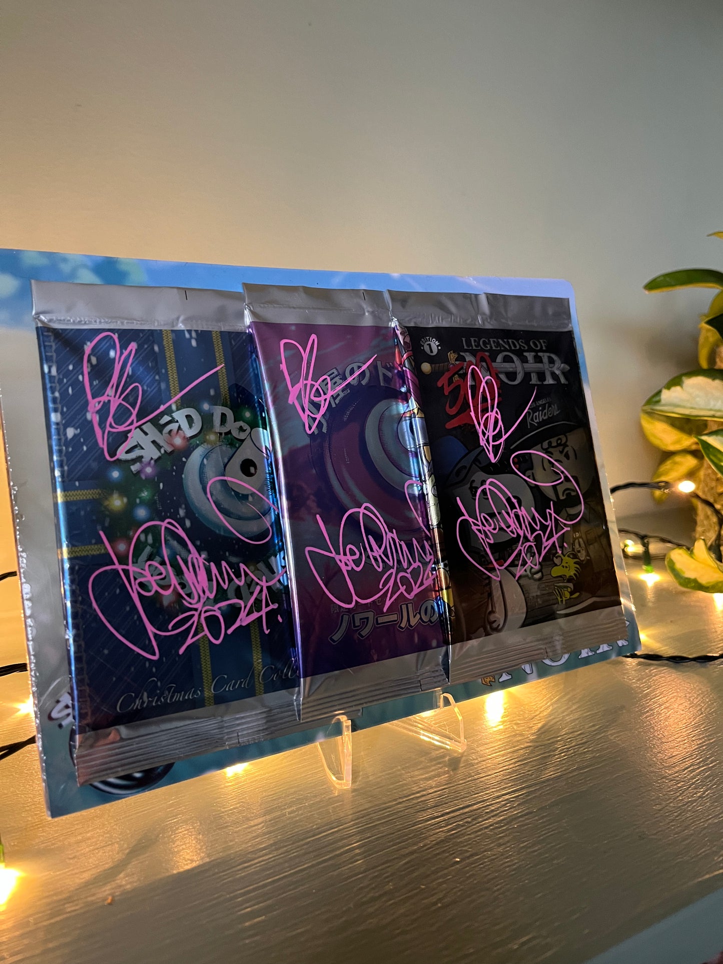 Variety foil packs *double signed*