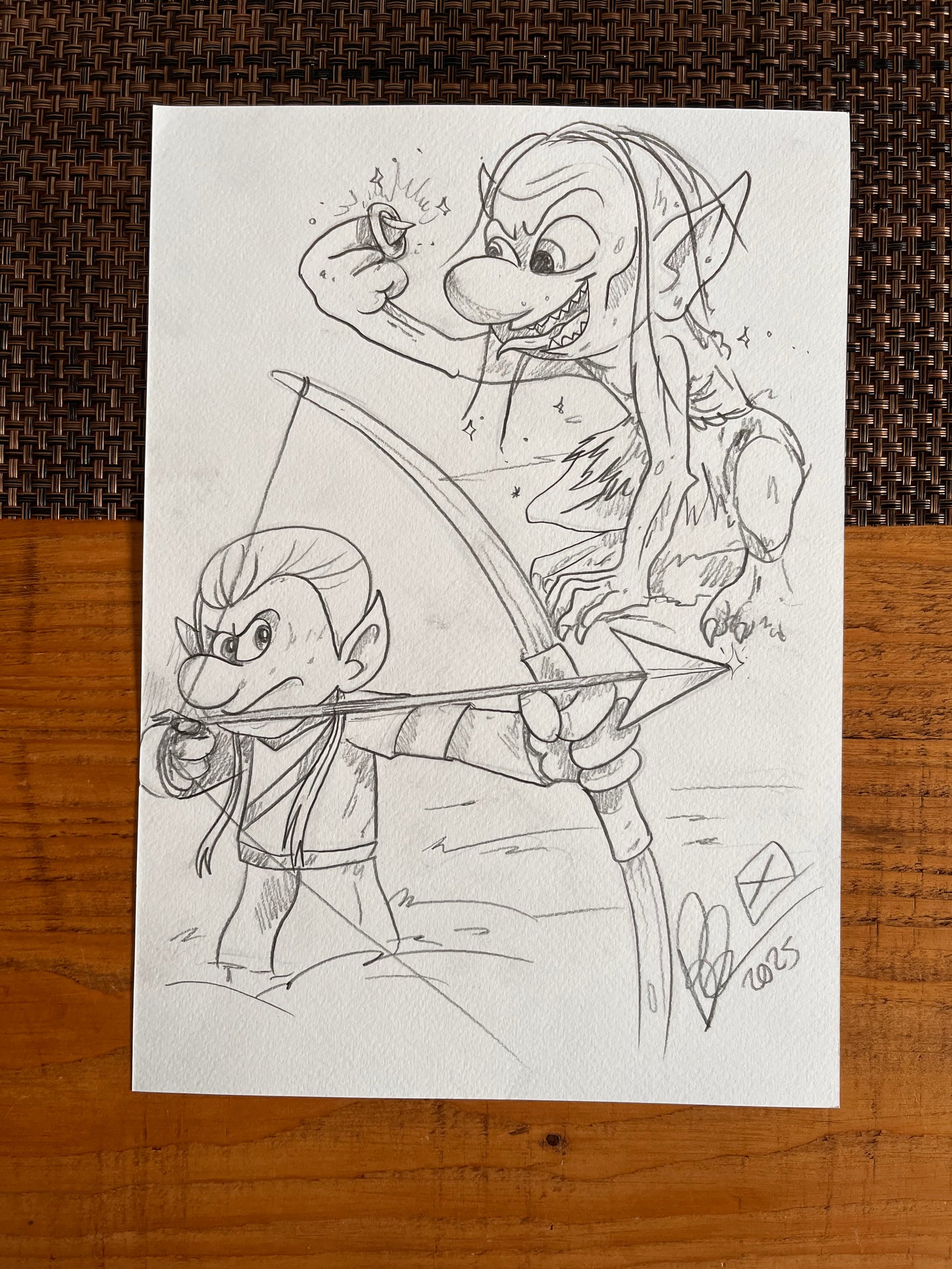 Concept sketch drawn characters -Custom requests available